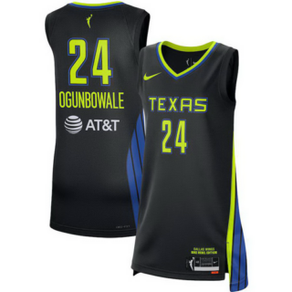 Women's Dallas Wings Arike Ogunbowale Nike Black 2021 Rebel Edition Victory Player Jersey