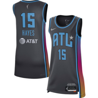 Women's Atlanta Dream Tiffany Hayes Nike Black 2021 Rebel Edition Victory Player Jersey