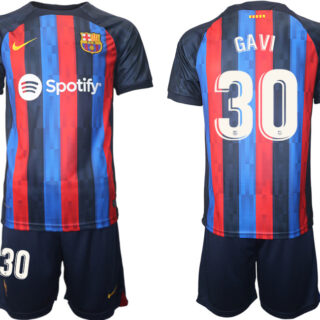 2022-23 Men's Barcelona home 30# GAVI Jersey