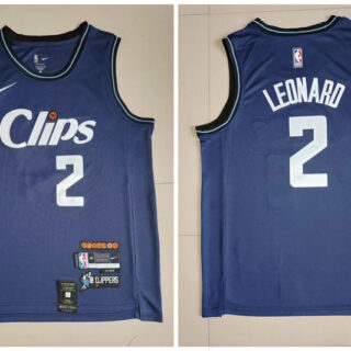 Clippers 2 Kawhi Leonard Navy Nike 2023-24 City Edition Swingman Jersey