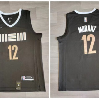 Grizzlies 12 Ja Morant Black Nike 2023-24 City Edition Swingman Jersey