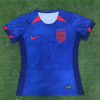 23-24 Women USA Soccer Away Jersey(email us the player name and number )