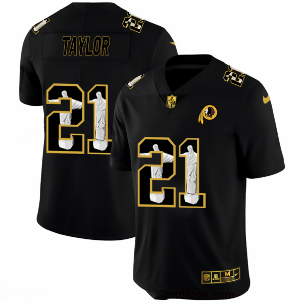 Washington Redskins #21 Sean Taylor Men's Nike Carbon Black Vapor Cristo Redentor Limited NFL Jersey
