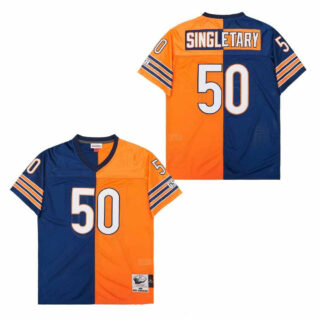 Mitchell&Ness Bears #50 Throwback Men's Throwback Stitched NFL Jerseys