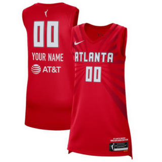 Unisex Atlanta Dream Nike Red 2021 Explorer Edition Victory Custom Jersey