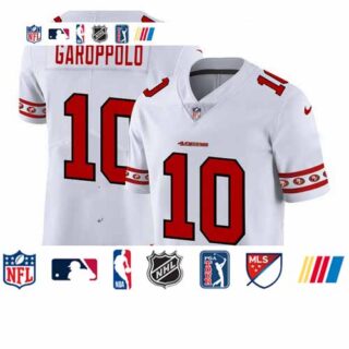 49ers 10 Jimmy Garoppolo White 2019 New Vapor Untouchable Limited Jersey