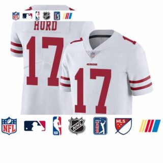 49ers #17 Jalen Hurd White Youth Stitched Football Vapor Untouchable Limited Jersey