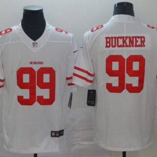 49ers 99 DeForest Buckner White Vapor Untouchable Limited Jersey