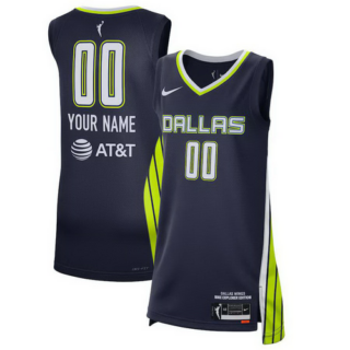 Unisex Dallas Wings Nike Navy 2021 Explorer Edition Victory Custom Jersey