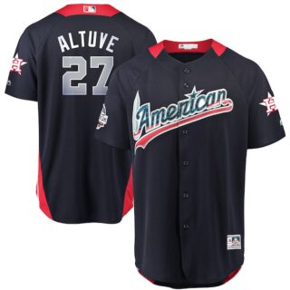 American League 27 Jose Altuve Navy 2018 MLB All-Star Game Home Run Derby Jersey