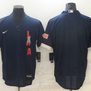 Angels Blank Navy Nike 2021 MLB All-Star Flexbase Jersey