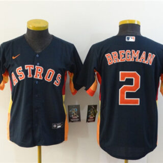 Astros 2 Alex Bregman Navy Women 2020 Nike Cool Base Jersey