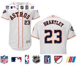 Astros #23 Michael Brantley White Flexbase Authentic Collection 2019 World Series Bound Stitched Baseball Jersey