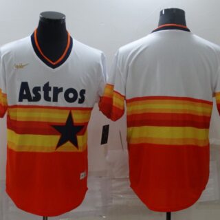 Astros Blank Multi Color Nike Cooperstown Collection Jersey