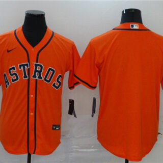 Astros Blank Orange 2020 Nike Cool Base Jersey