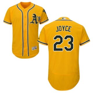 Athletics #23 Matt Joyce Gold Flexbase Authentic Collection Stitched Baseball Jersey