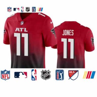 Atlanta Falcons #11 Julio Jones Men's Nike Red 2nd Alternate 2020 Vapor Untouchable Limited NFL Jersey