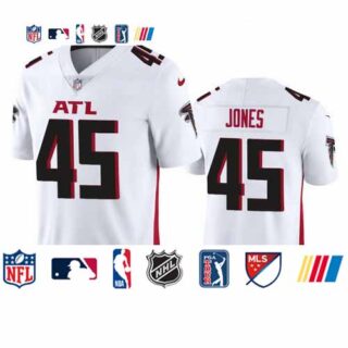 Atlanta Falcons #45 Deion Jones Men's Nike White 2020 Vapor Untouchable Limited NFL Jersey