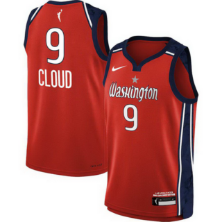 Youth Washington Mystics Natasha Cloud Nike Red 2021 Explorer Edition Victory Player Jersey