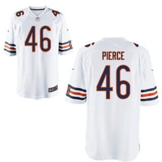 Bears #46 Artavis Pierce White Vapor limited Jersey