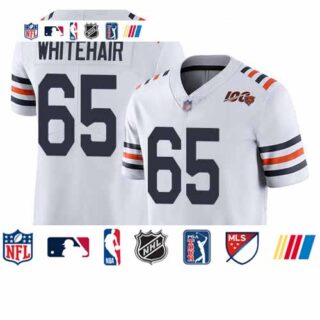 Bears #65 Cody Whitehair White Alternate Youth Stitched Football Vapor Untouchable Limited 100th Season Jersey