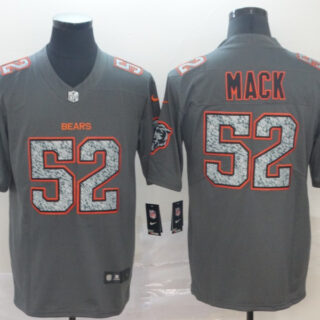 Bears 52 Khalil Mack Gray Camo Vapor Untouchable Limited Jersey