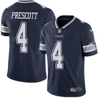 Big Size Men's Cowboys #4 Dak Prescott Navy Blue Stitched NFL Vapor Untouchable Limited Jersey