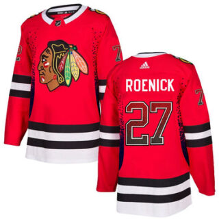 Blackhawks 27 Jeremy Roenick Red Drift Fashion Adidas Jersey