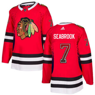 Blackhawks 7 Brent Seabrook Red Drift Fashion Adidas Jersey