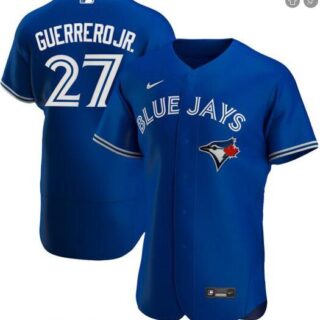 Blue Jays 27 Vladimir Guerrero Jr. Royal 2020 Nike Flexbase Jersey
