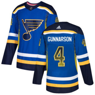 Blues 4 Carl Gunnarson Royal Drift Fashion Adidas Jersey