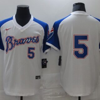 Braves 5 Freddie Freeman White Nike Turn Back The Clock Jersey