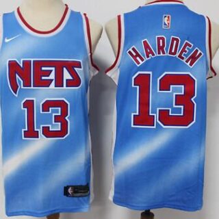 Brooklyn Nets #13 James Harden City Edition Blue Jersey