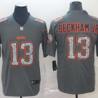 Browns 13 Odell Beckham Jr. Gray Camo Vapor Untouchable Limited Jersey