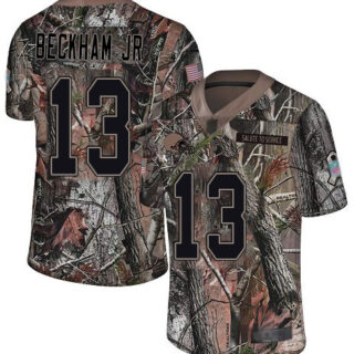 Browns #13 Odell Beckham Jr Camo Youth Stitched Football Limited Rush Realtree Jersey