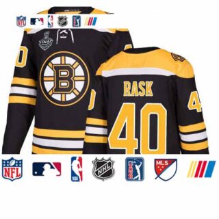 Bruins #40 Tuukka Rask Black Home Authentic Stanley Cup Final Bound Youth Stitched Hockey Jersey