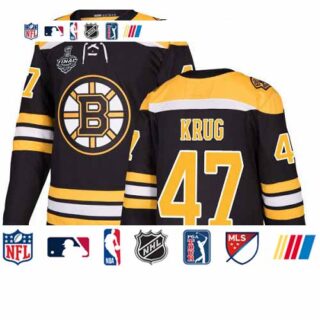 Bruins #47 Torey Krug Black Home Authentic Stanley Cup Final Bound Youth Stitched Hockey Jersey