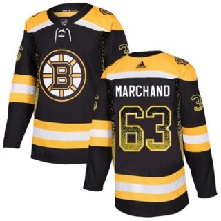 Bruins 63 Brad Marchand Black Drift Fashion Adidas Jersey