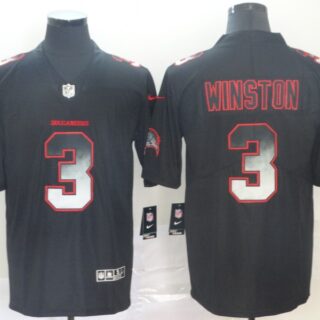 Buccaneers 3 Jameis Winston Black Arch Smoke Vapor Untouchable Limited Jersey