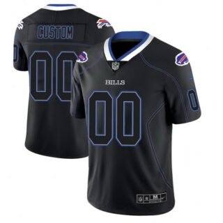 Buffalo Bills Custom 2018 Lights Out Color Rush Limited Black Jersey