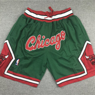 Bulls Green Pockets Swingman Shorts