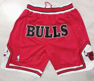 Bulls Red 1997-98 Limited Shorts