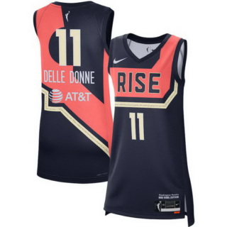 Women's Washington Mystics Elena Delle Donne Nike Navy 2021 Rebel Edition Victory Player Jersey