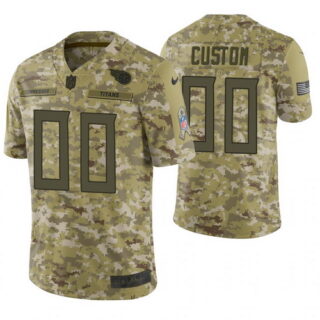 CUSTOM TENNESSEE TITANS CAMO 2018 SALUTE TO SERVICE LIMITED JERSEY