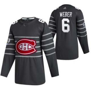 Canadiens 6 Shea Weber Gray 2020 NHL All-Star Game Adidas Jersey