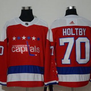 Capitals 70 Braden Holtby Red Alternate Adidas Jersey