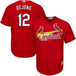 Cardinals #12 Paul DeJong Red New Cool Base Stitched Baseball Jersey