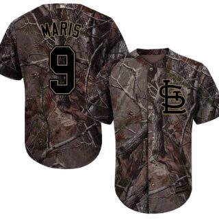 Cardinals #9 Roger Maris Camo Realtree Collection Cool Base Stitched Baseball Jersey