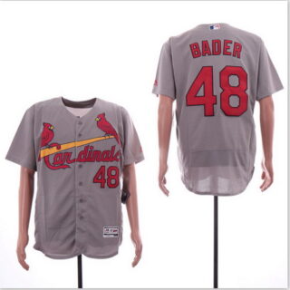 Cardinals 48 Harrison Bader Gray Flexbase Jersey