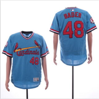Cardinals 48 Harrison Bader Light Blue Flexbase Jersey
